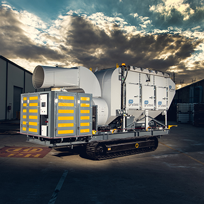 JMS-10-MDT Mobile Diesel Track Dust Collector JMS-10-MDT Mobile Diesel Track Dust Collector
