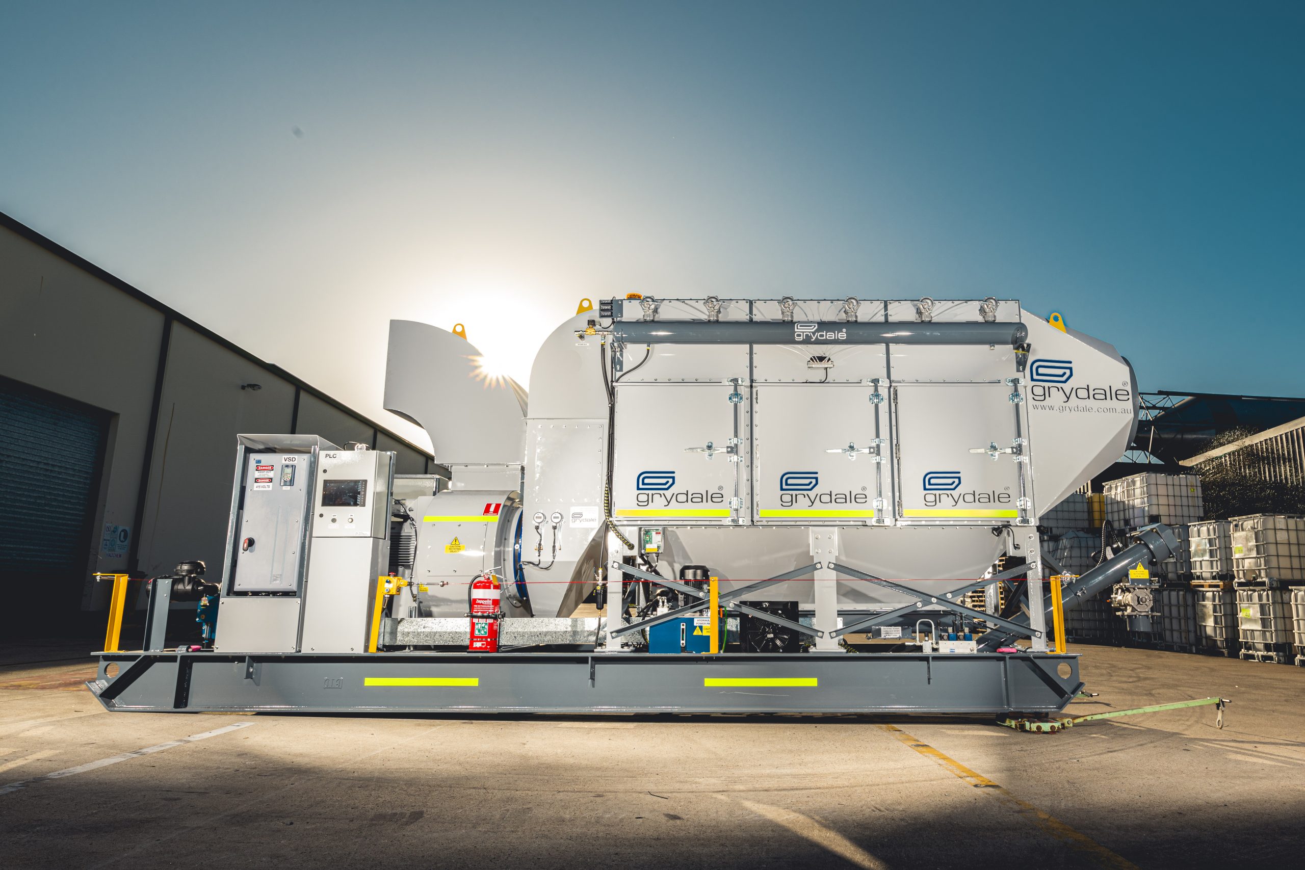 Mobile Electric Skid Dust Collector Mobile Electric Skid Dust Collector